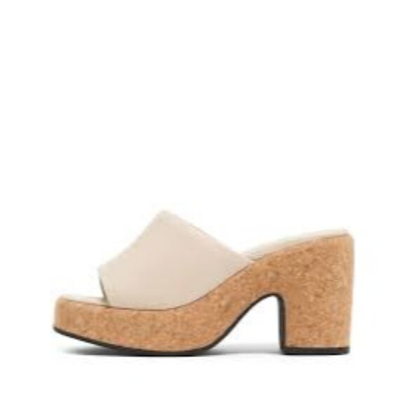 Journee Collection Womens Astter Platform Block Heels Sandals Grey Size 9M NIB - Picture 3 of 6